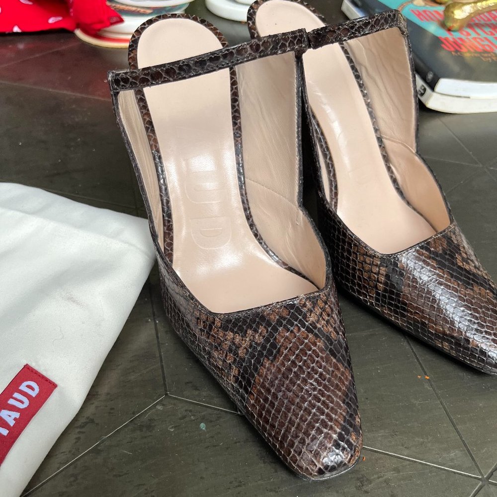 STAUD Leather Mules